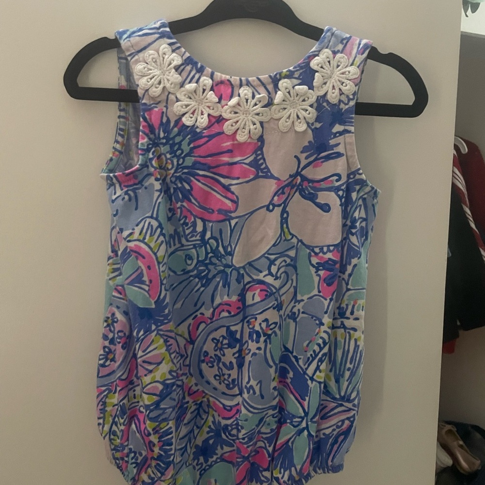 Lily Pulitzer Floral Onesie Romper